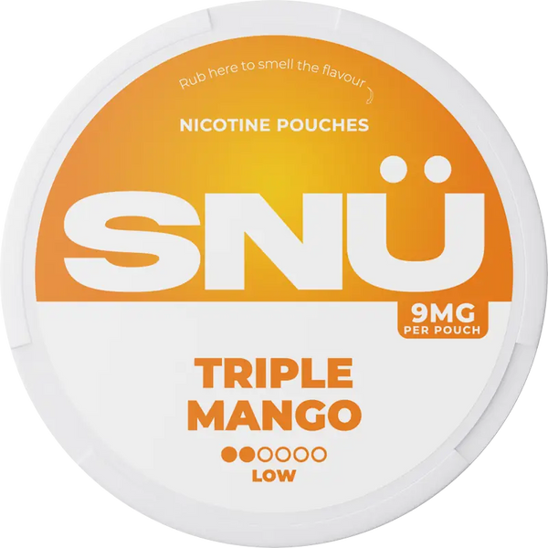 SNÜ Triple Mango Nicotine Pouches By Bar Juice