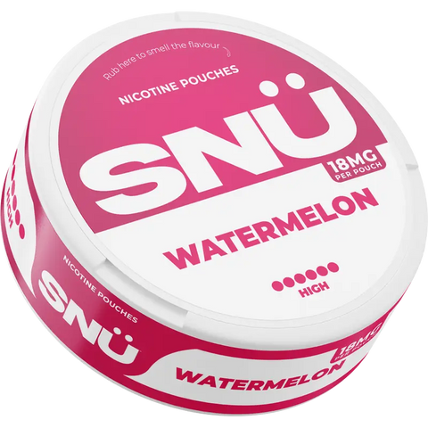SNÜ Watermelon Nicotine Pouches By Bar Juice 18mg