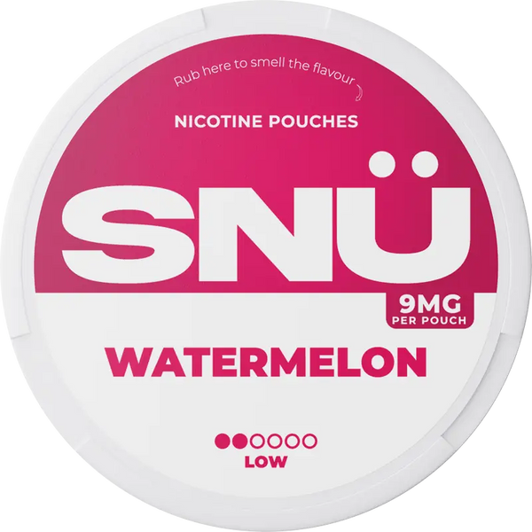 SNÜ Watermelon Nicotine Pouches By Bar Juice