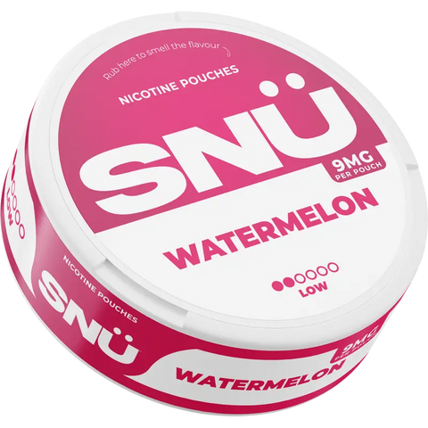 SNÜ Watermelon Nicotine Pouches By Bar Juice 9mg