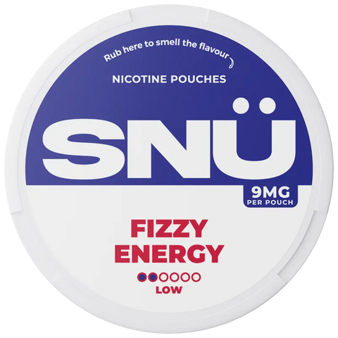 SNÜ Fizzy Energy Nicotine Pouches 9mg