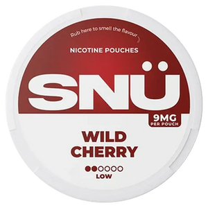 SNÜ Wild Cherry Nicotine Pouches 9mg