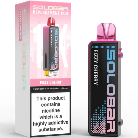 Solobar 30K Replacment Prefilled Pods Fizzy Cherry