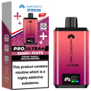 Hayati Pro Ultra Plus 25k Prefilled Vape Kit Straw' Grapefruit Straw' Dragonfruit