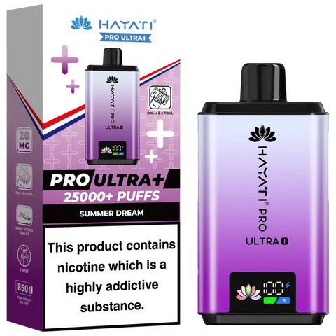 Hayati Pro Ultra Plus 25K Pod Kit Dual-Flavour Pods Hayati Pro Ultra Plus 25K Pod Kit Dual-Flavour Pods