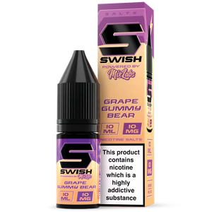 Swish X Mix Labs Grape Gummy Bear 10ml Nic Salt