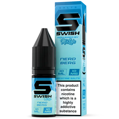 Swish X Mix Labs Nerd Berg 10ml Nic Salt 10mg