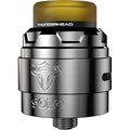 Tauren Solo V1.5 RDA By Thunderhead Creations Polished Steel On White Background