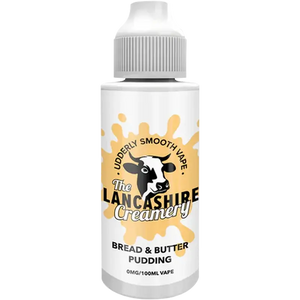 The Lancashire Creamery 100ml Shortfill Bread & Butter Pudding