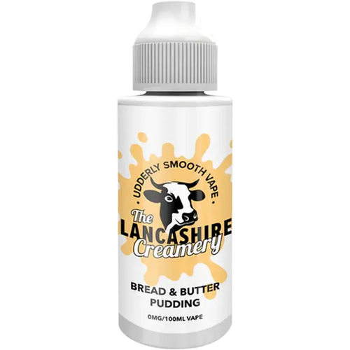 The Lancashire Creamery 100ml Shortfill Bread & Butter Pudding
