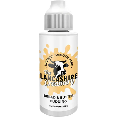 The Lancashire Creamery 100ml Shortfill Bread & Butter Pudding
