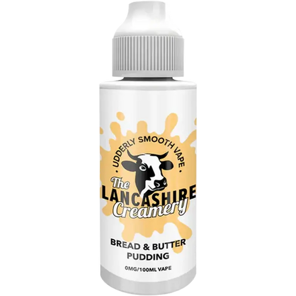 The Lancashire Creamery 100ml Shortfill Bread & Butter Pudding