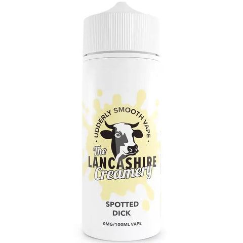 The Lancashire Creamery 100ml Shortfill Spotted Dick