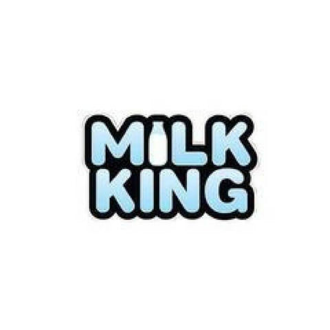 The Milk King 100ml Shortfill E-Liquids On White Background