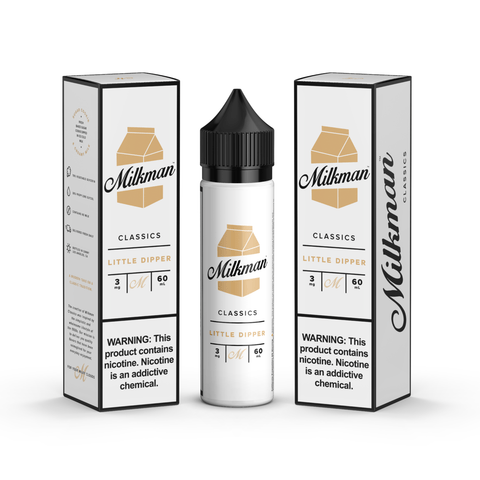 The Milkman E-Liquids 50ml Shortfill Little Dipper On White Background