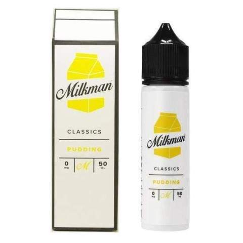 The Milkman E-Liquids 50ml Shortfill Pudding On White Background