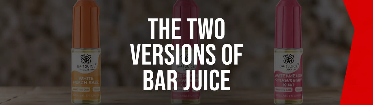 Bar Juice nic salt and shortfill bottles