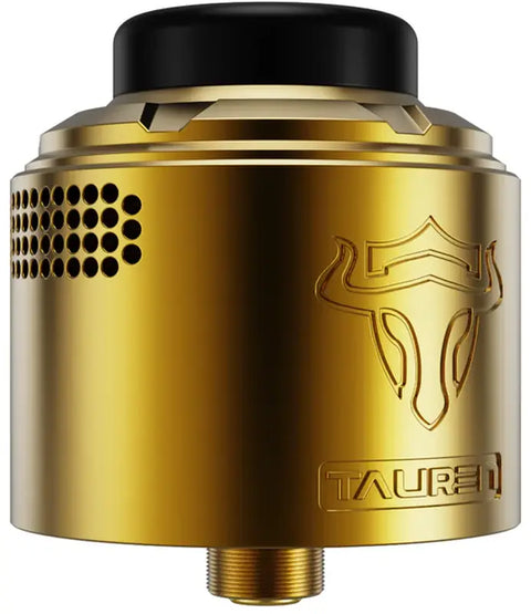 ThunderHead Creations Tauren Vortex RDA 30 gold on white background