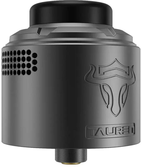 ThunderHead Creations Tauren Vortex RDA 30 Gunmetal on white background