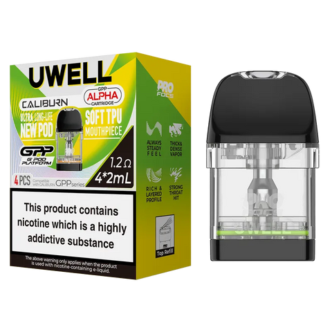 Uwell GPP Alpha Replacement Pods 1.2 ohm