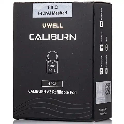 Uwell Caliburn A3 Replacement Pods On White Background