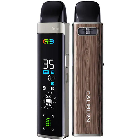 Uwell Caliburn G3 Pro Pod Vape Kit Brown wood