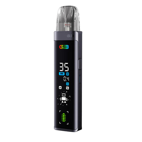 uwell caliburn g3 pro pod vape midnight black on white background