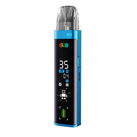 uwell caliburn g3 pro pod vape pacific blue on white background