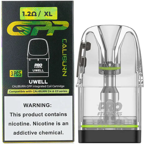 Uwell Caliburn GPP Pods - MTL/RDL Mesh Coils (3mL Capacity) Uwell Caliburn GPP Pods - MTL/RDL Mesh Coils (3mL Capacity)