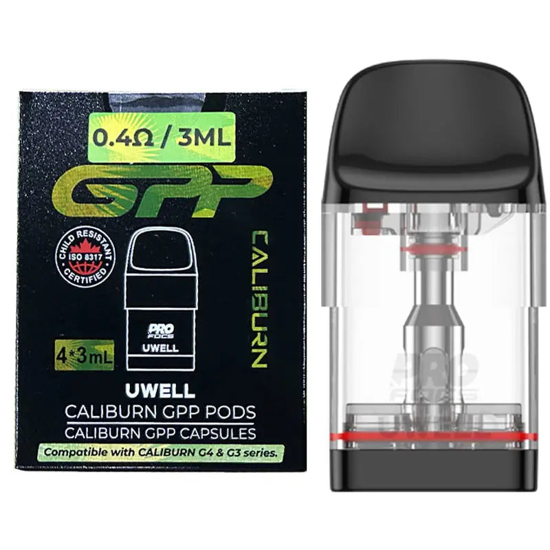 Uwell Caliburn GPP Pods - MTL/RDL Mesh Coils (3mL Capacity) Uwell Caliburn GPP Pods - MTL/RDL Mesh Coils (3mL Capacity)