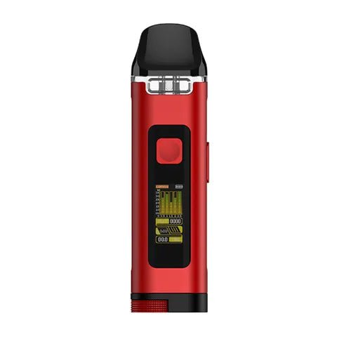 Uwell Crown D Pod Kit Red On White Background
