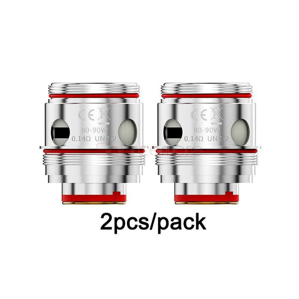 Uwell Valyrian III 3 Replacement Coils UN2 0.32ohm On White Background