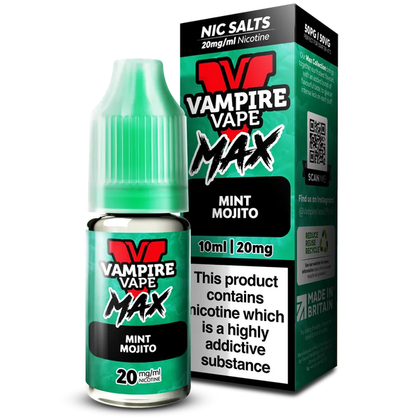 Vampire Vape Menthol Vampire Vape Max Nic Salt Mint Mojito Ice Menthol  Vampire Vape E-liquid