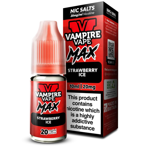 Vampire Vape Max Nic Salt Strawberry Ice Vampire Vape Max Nic Salt Strawberry Ice