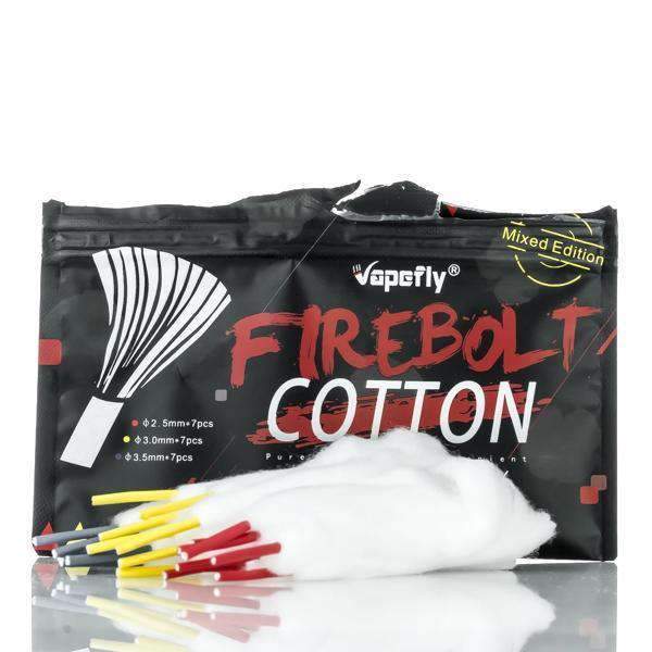 Vapefly Mixed Firebolt Cotton On White Background
