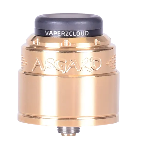 vaperz cloud asgard v2 rda gold on white background