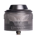 Vaperz Cloud Valhalla V2 RDA 40mm Smoked Out On White Background