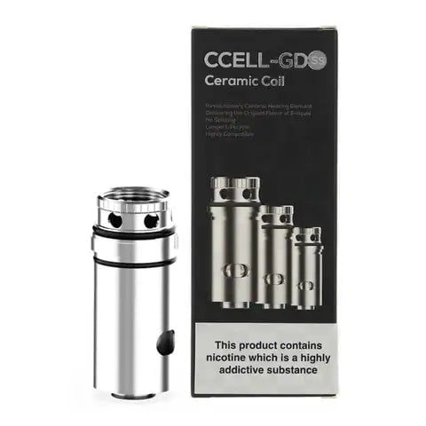 Vaporesso CCELL GD Replacement Coils 0.6ohm On White Background