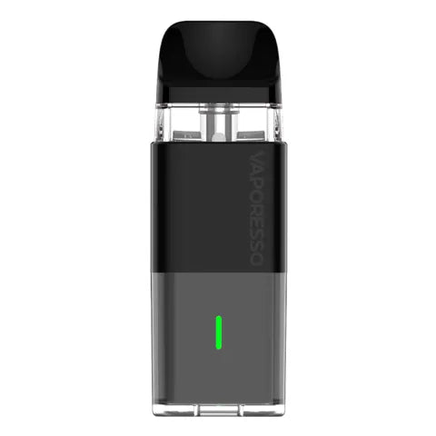 vaporesso cube pod vape kit black on white background