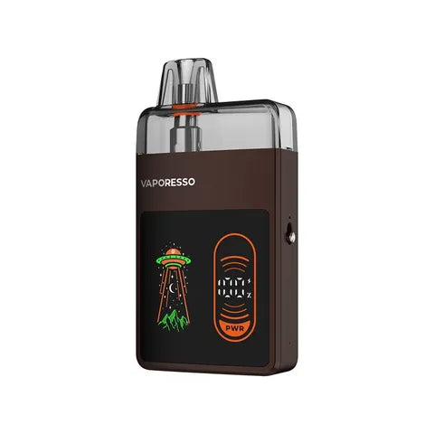 vaporesso eco nano pro pod kit coffee brown on white background