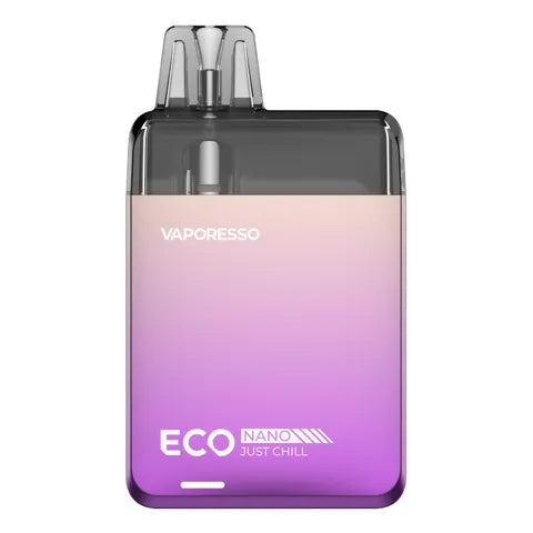 vaporesso eco nano sparkling purple on white background