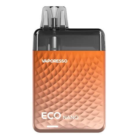 vaporesso eco nano tropics orange on white background