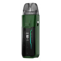 vaporesso luxe xr max pod kit forest green on white background