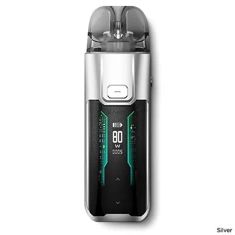 Vaporesso Luxe XR Max Pod Kit Silver On White Background