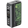 VooPoo Drag 4 Box Mod 177W Gunmetal & Forest Green On White Background
