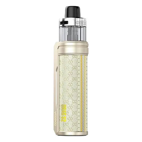 voopoo drag s2 champagne golden on white background