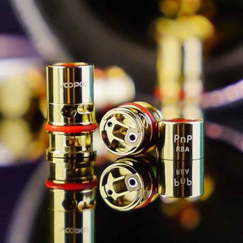 Voopoo PnP Replacement Coils On White Background