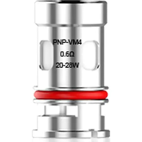 Voopoo PnP Replacement Coils PnP-VM4 0.6ohm On White Background