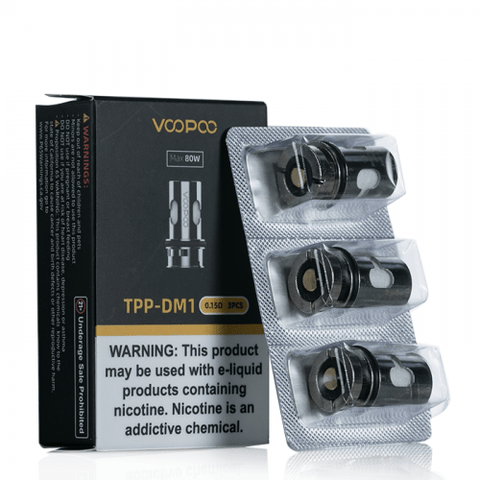 Voopoo TPP Replacement Coils On White Background