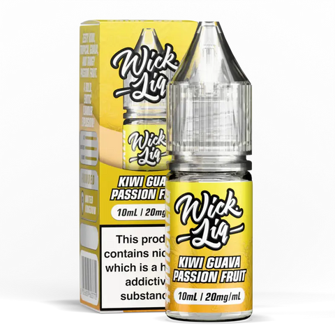 Wick Liq Bar Juice 10ml Nic Salts Kiwi Guava Passion Fruit 20mg